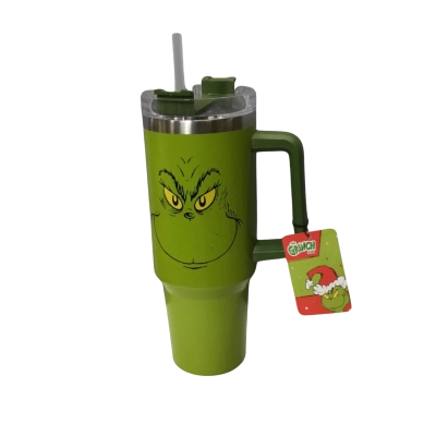 “THE GRINCH” Stanley Jumbo Tumble with handle 1200ml brand new