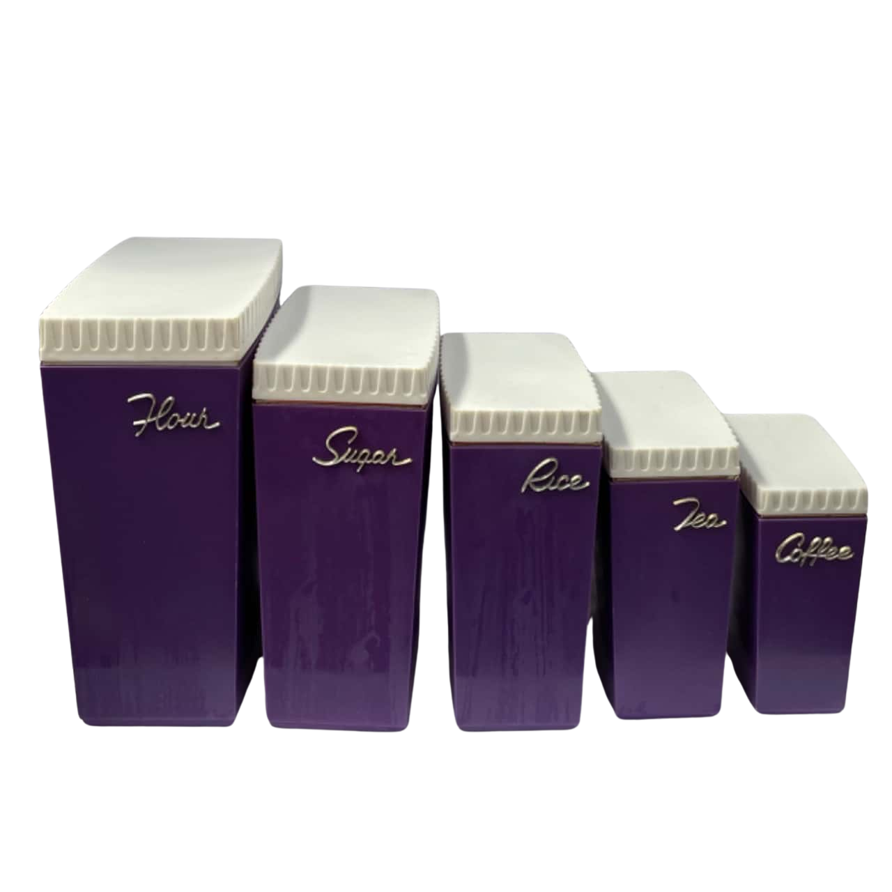 Capri Vintage Food Storage Containers Purple