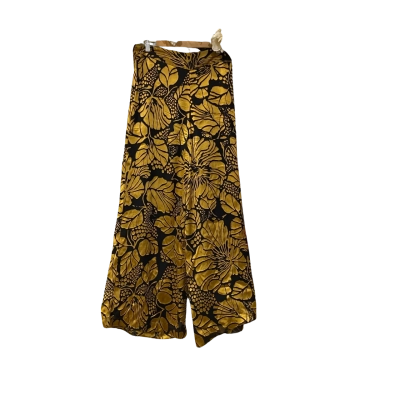 Sabatini  Womens  Size M Wide Leg Pants Black  / Gold 