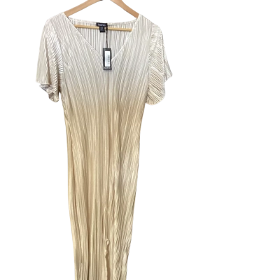 Boohoo Womens  Size 14 Maxi Dress Cream 