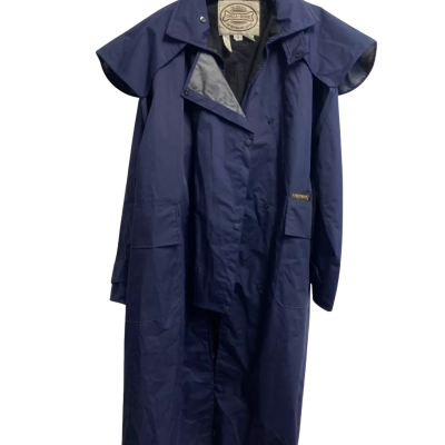 Driza-Bone Mens trenchcoat Size 3  Blue 