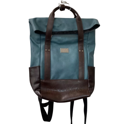  D.Kelly Blue Brown  Backpack 