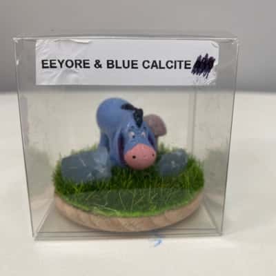 Eeyore & Blue Calcite Figure 