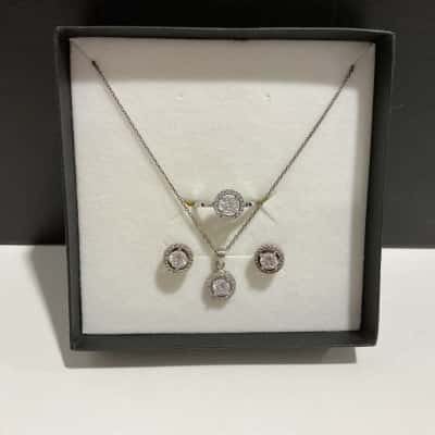 Necklace, Earrings and Ring Set