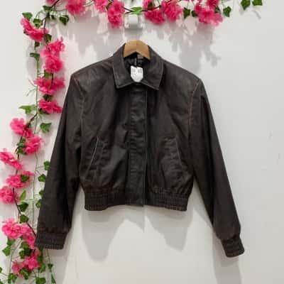 Divided H&M Womens Jacket Size S Brown 