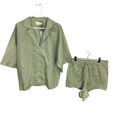 Status Anxiety Womens  Size XL 2 Piece Linen Blend Set 