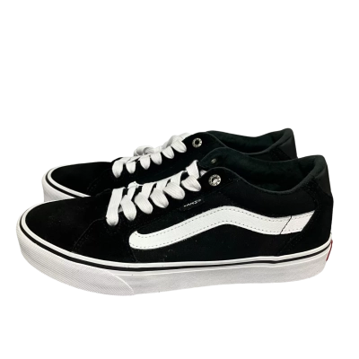 Vans Unisex US Size 8 Sneakers Black  & White