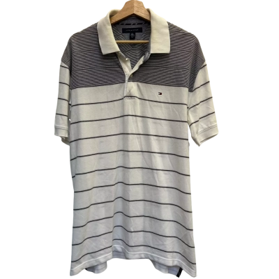 Tommy Hilfiger Size XL Striped Polo Shirt 