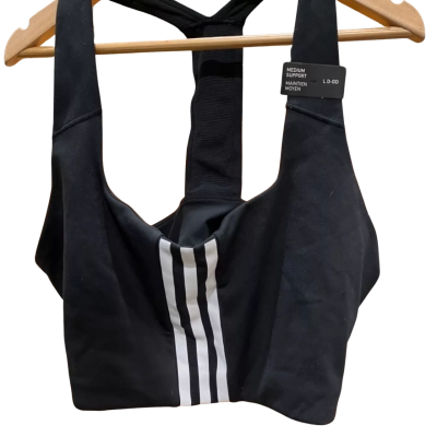 Adidas Training Womens  Size L T-Shirt Black  / White 