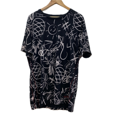 Desigual Womens shirt Size XXL Black  / White 