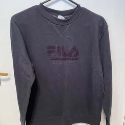 Fila Womens  Size 12 Pullover Black  