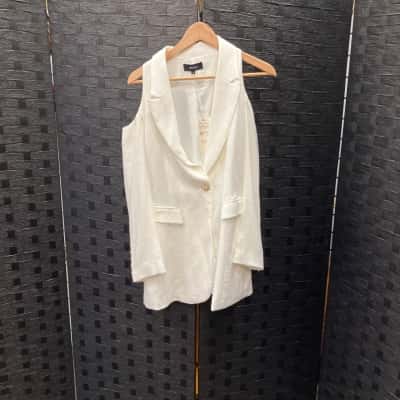 Motto Womens  Size 12 White Jacket
