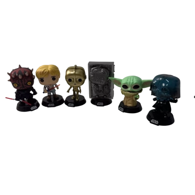 Star Wars bobble heads x6