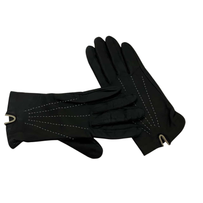  Womens  Size M Black  Gloves
