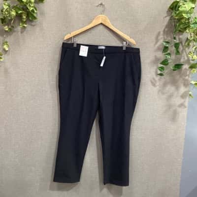Jacqui-E Womens  Size 18 Slim Fit Pants Black  