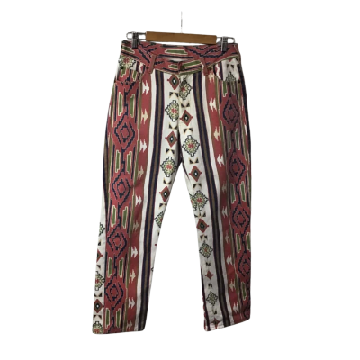 Hot Tuna Womens Size 13 Multicoloured Pattern Straight Leg Jeans