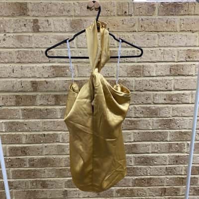 Sheike Womens golden sand Justina top  Size 12 