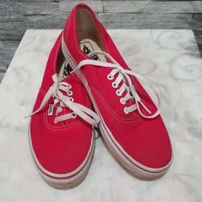 Vans Mens US 10 Red/White