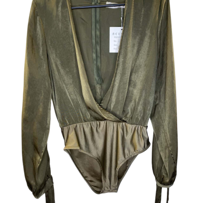 Reverse Womens  Khaki Bodysuit Size 10
