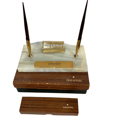 SHEAFFER Marbel desk set 