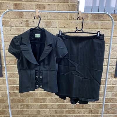 Review Womens grey business set Size 12 