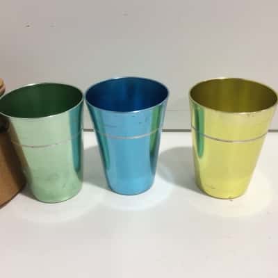 Anodised Aluminum drinking cups