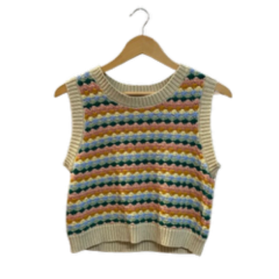 Ghanda Size S Crochet Vest