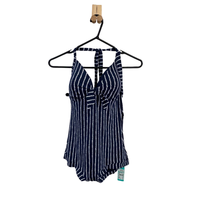 Seafolly Womens Coastline TieFrontRetroMaillot Size 16 