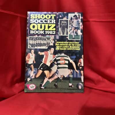 Vintage 1982 Shoot Soccer Quiz Book