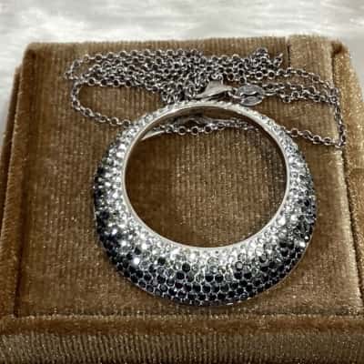  Womens Necklace / Ring Blue / Other / Silver 