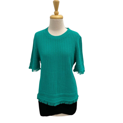 Sportscraft Cynthia Fringe Knit.  Size S. New with tags