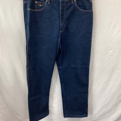 R.M. Williams Mens Size XL Navy Blue Denim Jeans