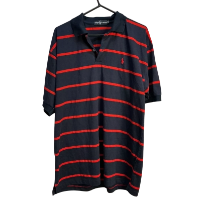 Ralph Lauren Mens  Size XXXL Polo Shirt Navy Blue / Red 