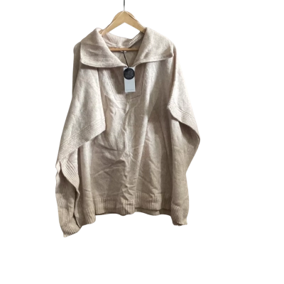 Betty Basics Womens  Size XL Poncho Cream 