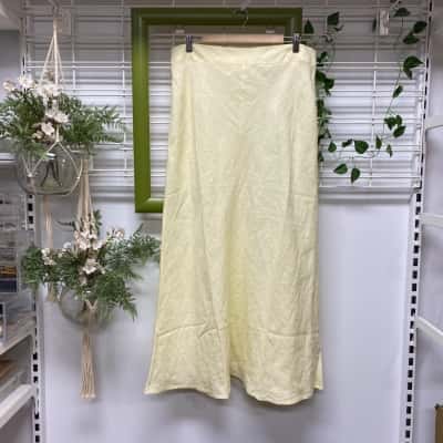 Commonry  Womens Brand New Sorbet Linen  Size 12 Maxi Skirt 