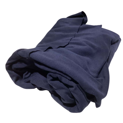 Large Piece Navy Ribbed Jersey 130 x 440 cm         Fab2