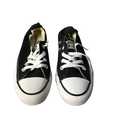 Converse All Star Womens  Size 35 Black Elasticised Heel Sneakers