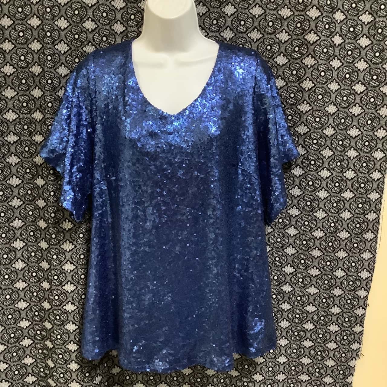 womens sequin blouse