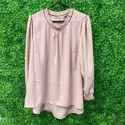 City Chic Womens  Size 16 Long Sleeve Shirt  Pink  