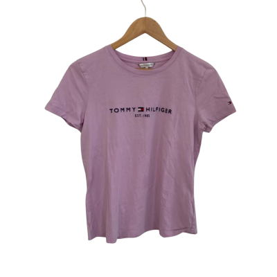 Tommy Hilfiger Womens  Size M Short Sleeve Top Purple 