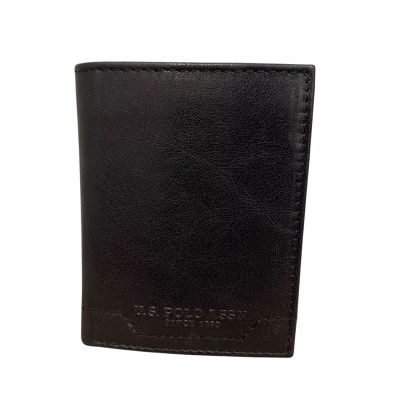 U.S. Polo Assn. Mens Leather Wallet Black