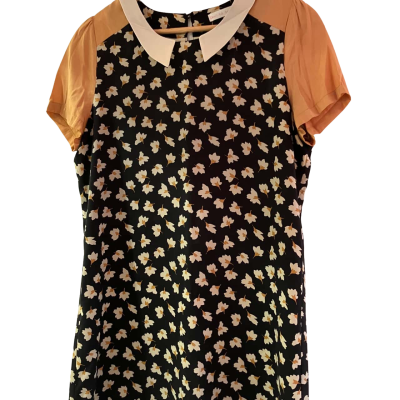 Dont Ask Amanda Womens  Size S Short Sleeve Top/Dress Floral 