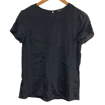 BNWT Country Road Womens Size 4 Blouse Black  