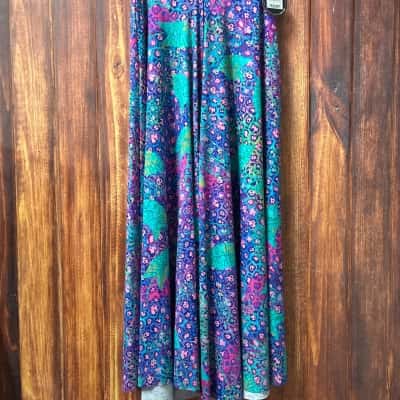 Exotica Size L Pink  / Purple / Teal pallazio pant new 