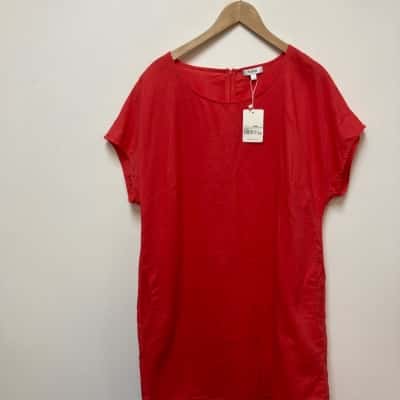 Matisse Womens  Size 18 Short Sleeve Dress  Red 