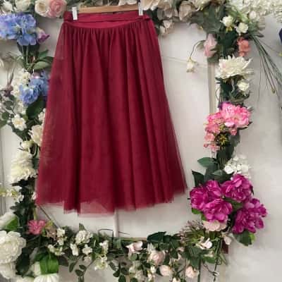 Alannah Hill Size 6 Cherry Red full skirt 