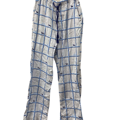 Peter Alexander Mens Checked / White &blue PJ pants M