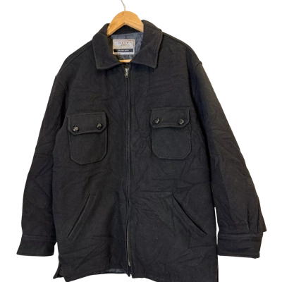 WFTE Mens Winter Jacket Black  Small