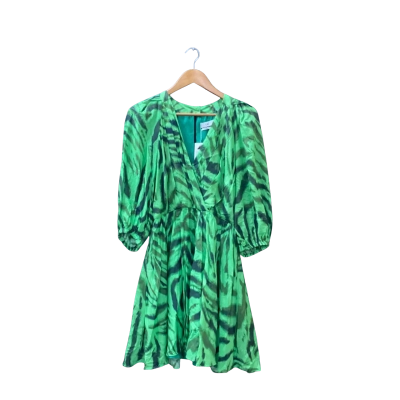 Cue Size 8 Casual Dress Animal print/Black/Green/Multicoloured/Pattern BNWT