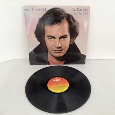 12” Vinyl Neil Diamond On The Way To The Sky Excellent Condition 